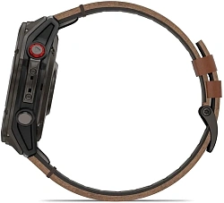 Смарт-часы Garmin Fenix 8 Pro 1.4" AMOLED корп.серый рем.песочный (010-03199-40)