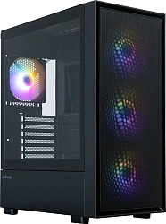 Корпус Zalman S6 черный без БП ATX 8x120mm 5x140mm 1xUSB2.0 1xUSB3.0 audio bott PSU