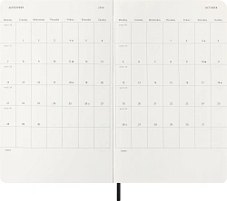 Еженедельник Moleskine PRECIOUS & ETHICAL MAMBA Large 130х210мм обложка экокожа 144стр. черный