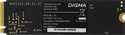 Накопитель SSD Digma PCIe 3.0 x4 2TB DGSM3002TM23T Mega M2 M.2 2280