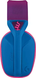 Наушники с микрофоном Logitech G435 голубой/розовый накладные BT/Radio оголовье (981-001065)