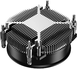 Устройство охлаждения(кулер) ID-Cooling DK-17A нет подсветки Soc-AM5/AM4 серебристый/черный 4-pin 25.8dB Al 65W 300gr Ret
