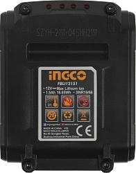 Батарея аккумуляторная Ingco FBLI12151 12В 1.5Ач Li-Ion