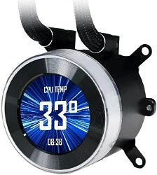 Система водяного охлаждения Lian-Li HydroShift II LCD-C 360CL ARGB Soc-AM5/AM4/1700/1851 черный 4-pin 31dB Al+Cu LCD Ret (G89.GHS2LCD36RB.R0)