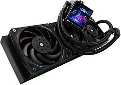 Система водяного охлаждения Thermalright Frozen Vision 360 V2 ARGB Soc-AM5/AM4/1200/1700/1851 черный 4-pin 28dB Al LCD Ret (F-VISION-360-BL-ARGB-V2)