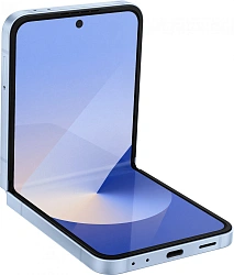 Смартфон Samsung SM-F741B Galaxy Z Flip 6 256Gb 12Gb голубой раскладной 3G 4G 1Sim 6.7" 1080x2640 Android 14 50Mpix 802.11 a/b/g/n/ac/ax NFC GPS GSM900/1800 GSM1900 Protect