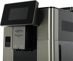 Кофемашина Delonghi ECAM610.75.MB 1450Вт черный/серебристый