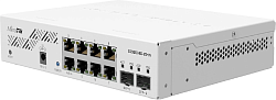 Коммутатор MikroTik CSS610-8G-2S+IN (L2) 8x1Гбит/с 2x10Гбит/с 2SFP+ 1PoE управляемый