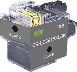 Картридж струйный Cactus CS-LC3619XLBK черный (68мл) для Brother MFC-J2330DW/J2730DW/J3530DW/J3930DW с чипом