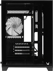 Корпус Formula Crystal Z5 TG черный без БП mATX 6x120mm 1xUSB2.0 1xUSB3.0 audio bott PSU
