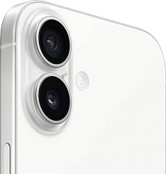Смартфон Apple A3287 iPhone 16 256Gb белый моноблок 3G 4G 1Sim 6.1" 1179x2556 iOS 18 48Mpix 802.11 a/b/g/n/ac/ax/be NFC GPS Protect