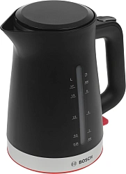 Чайник электрический Bosch TWK4M 1.7л. черный корпус: пластик (TWK4M223)