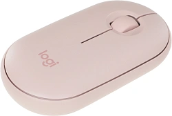 Мышь Logitech Pebble M350 розовый оптическая 1000dpi беспров. BT USB 2but (910-005575)