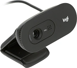 Камера Web Logitech HD Webcam C505e черный 1.2Mpix (1280x720) USB2.0 с микрофоном для ноутбука (960-001372)