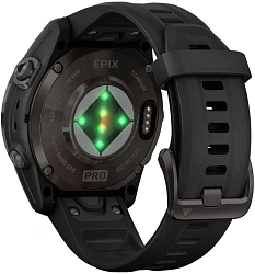 Смарт-часы Garmin Epix Pro Gen 2 Sapphire 30.4мм 1.2" AMOLED корп.черный рем.черный (010-02802-15)