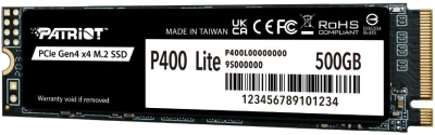 Накопитель SSD Patriot PCIe 4.0 x4 500GB P400LP500GM28H P400 M.2 2280