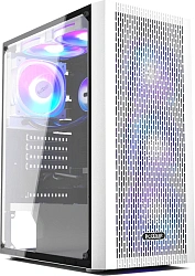 Корпус PcCooler MA100 Mesh Wh белый без БП ATX 5x120mm 2xUSB2.0 1xUSB3.0 audio bott PSU