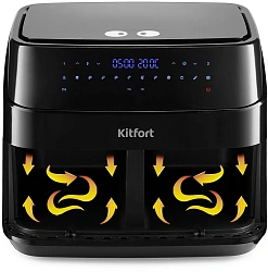 Аэрогриль Kitfort КТ-2250 1750Вт черный