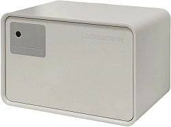 Сейф мебельный LockSworth VS4528-WH взломостойкий встраиваемый 200x310x200мм электронный/ключевой/биометрический