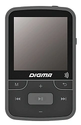 Плеер Hi-Fi Flash Digma Z4 BT 16Gb черный/1.5"/FM/microSDHC/clip