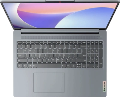 Ноутбук Lenovo IdeaPad Slim 3 15AMN8 Ryzen 5 7520U 8Gb SSD512Gb AMD Radeon 610M 15.6" TN FHD (1920x1080) без ОС grey WiFi BT Cam (82XQ0007RK)