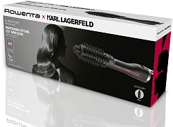 Фен-щетка Rowenta CF961LF0 750Вт черный/розовый (1830008526)