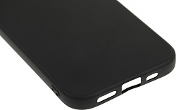 Чехол (клип-кейс) BoraSCO для Apple iPhone 15 Silicone Case черный (72417)