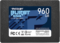Накопитель SSD Patriot SATA-III 960GB PBE960GS25SSDR Burst Elite 2.5"