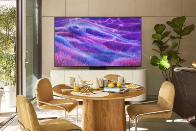 Телевизор QLED Samsung 50" QE50QN80FAUXRU Series 9 серебристый 4K Ultra HD 120Hz DVB-T2 DVB-C DVB-S2 USB WiFi Smart TV