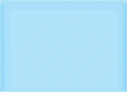 Конверт на кнопке Бюрократ Pastel -PKPAST/BLUE A4 пластик 0.18мм голубой