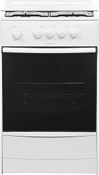 Плита Газовая Darina 1В GM 441 002 W белый (стеклянная крышка) реш.сталь