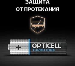 Батарея Opticell Turbo MAX LR6 AA (12шт) блистер