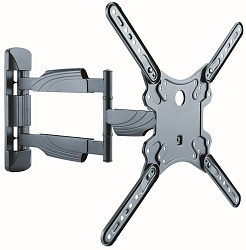 Кронштейн для телевизора Ultramounts UM871 черный 23"-55" макс.35кг настенный поворотно-выдвижной и наклонный