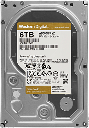 Жесткий диск WD SATA-III 6TB WD6004FRYZ Server Gold 512E (7200rpm) 256Mb 3.5"