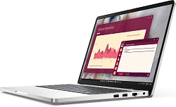 Ноутбук Dell Pro 14 Core Ultra 7 255U 16Gb SSD512Gb Intel Graphics 14" WVA FHD+ (1920x1200) Linux grey WiFi BT Cam (PRO14-7653)