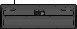 Клавиатура Acer OKW501 черный USB Multimedia (ZL.KBDEE.01U) кабель 1.8м