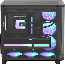 Корпус Formula Crystal U2 черный без БП ATX 1xUSB2.0 1xUSB3.0 1xUSB3.1 audio bott PSU