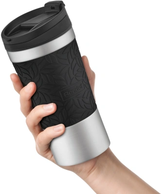 Термокружка для напитков Rondell Coupage RDS-1818 0.4л. черный картонная коробка