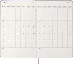Ежедневник Moleskine CLASSIC Large 130х210мм 400стр. сиреневый