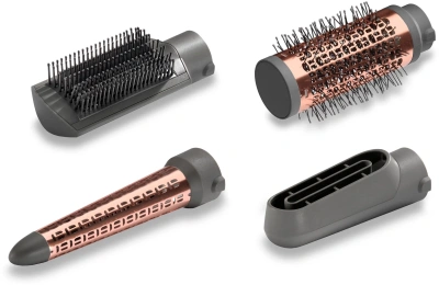 Фен-щетка Babyliss AS136E 1000Вт серый