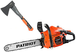 Бензопила Patriot PT 3816 + топор APF-600 1470Вт 2л.с. дл.шины:16" (40cm) (220105521)