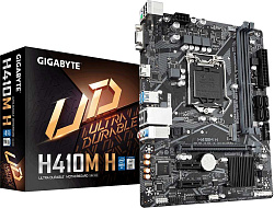 Материнская плата Gigabyte H410M H Soc-1200 Intel H410 2xDDR4 mATX AC`97 8ch(7.1) GbLAN+VGA+HDMI