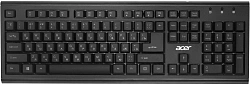 Клавиатура + мышь Acer OKR120 клав:черный мышь:черный USB беспроводная Multimedia (ZL.KBDEE.007)