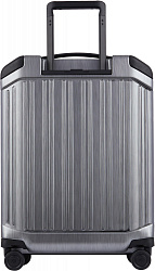 Чемодан Piquadro PQ LIGHT PREMIUM (BV4426PQLP/GRN) 40x55x20см 38л. 3.47кг. поликарбонат/алюм./натур.кожа серый