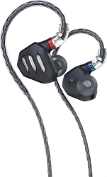 Наушники внутриканальные Fiio FH7s 1.2м черный проводные в ушной раковине