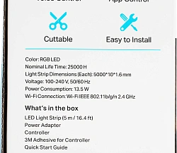 Умная светодиодная лента TP-Link Tapo L900-5 13.5В 5м