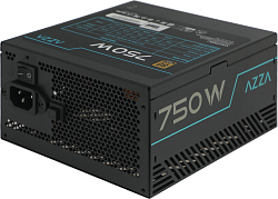 Блок питания Azza ATX 750W PSAZ-750G 80+ gold (20+4pin) APFC 120mm fan 6xSATA Cab Manag RTL