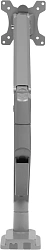 Кронштейн для мониторов Ultramounts UM708 серебристый 17"-32" макс.9кг крепление к столешнице поворот и наклон