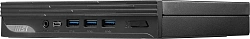 Неттоп MSI Pro DP10 12M-201XRU i3 1215U (1.2) 8Gb SSD512Gb UHDG без ОС 2.5xGbitEth WiFi BT 120W черный (9S6-B0A621-201)