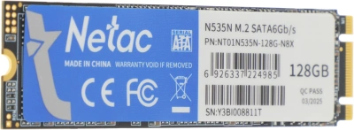 Накопитель SSD Netac SATA-III 128GB NT01N535N-128G-N8X N535N M.2 2280